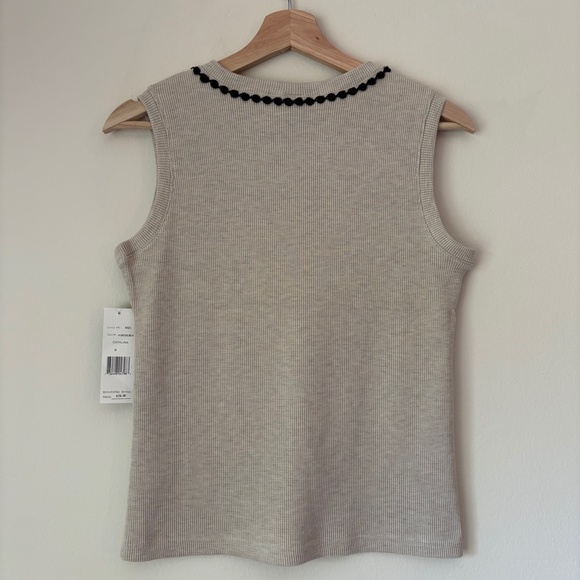 Two Piece Tank Top + Cardigan Set - Picture 4 of 7